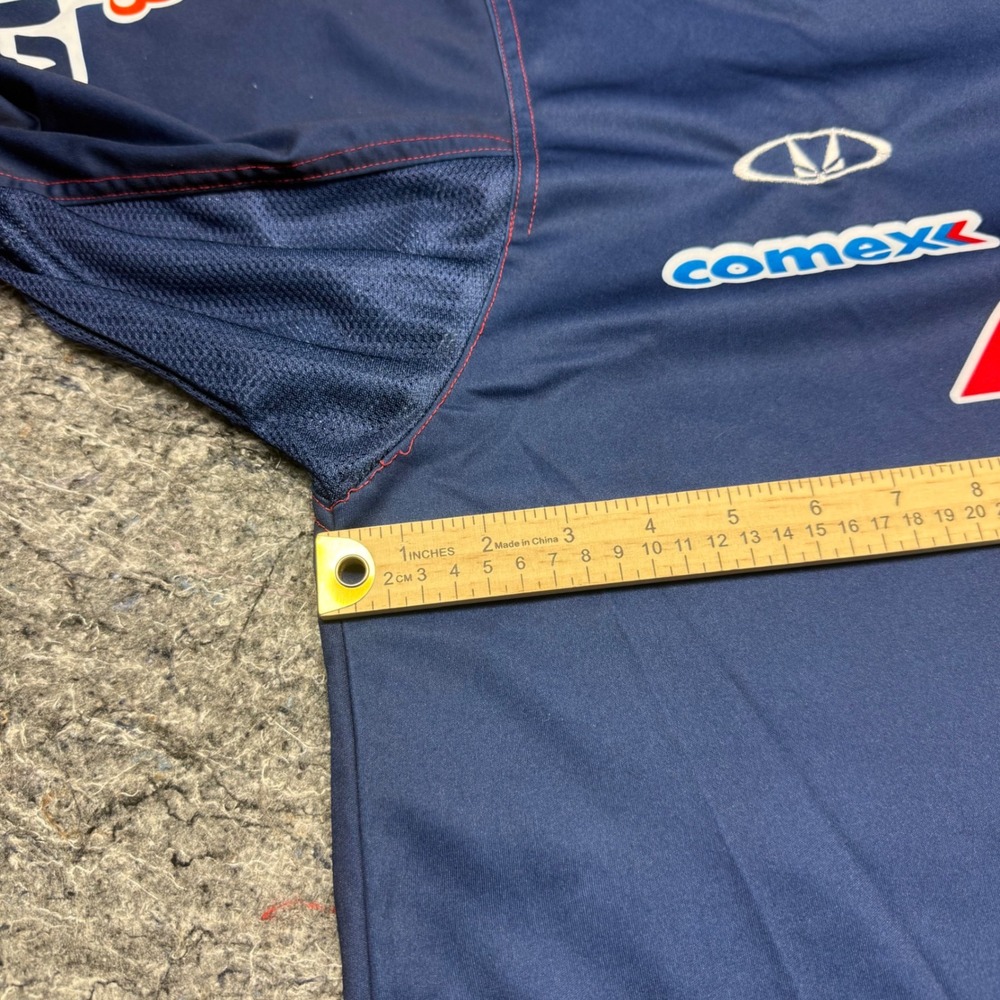 Esmir Chivas de Guadalajara Soccer Jersey Navy Blue Tolteca Sol Mens Large - Picture 4 of 11